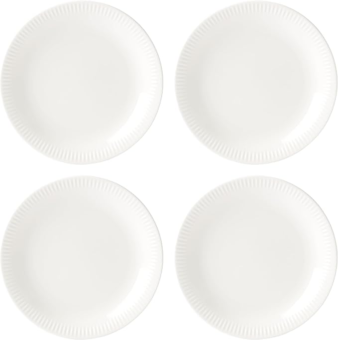 Lenox White Profile Porcelain 4-Piece Accent Plate Set, 4.05 LB