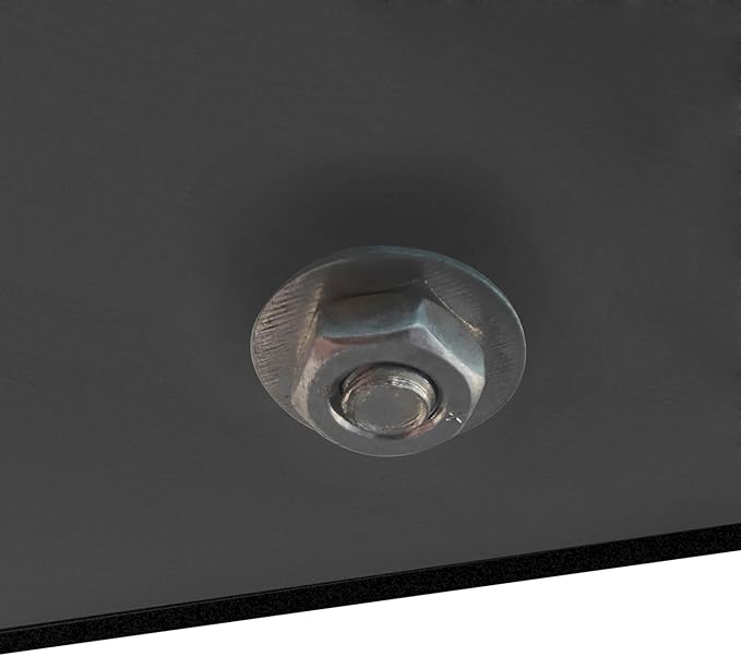 Tempered Glass Coffee Table for Living Room Furniture (All Black)