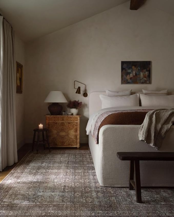 Loloi Amber Lewis Georgie Collection GER-10 Moss/Bark 10'-0" x 14'-0", .19" Pile Height, Area Rug