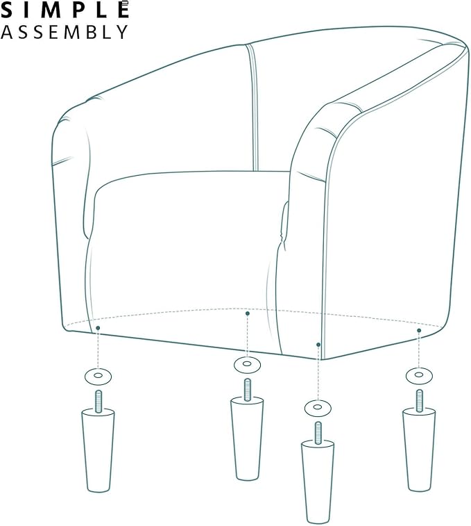 Yaheetech Accent Chairs, Modern Barrel Chair, Soft and Cozy Club Chair with Sturdy Legs and Soft Padded Seat for Living Room/Bedroom/Makeup Room, Pink, Set of 2