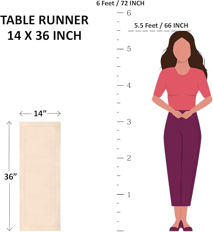 Solino Home Linen Small Table Runner 36 Inches - Athena, 100% Pure Linen Chambray Mustard Yellow Table Runner 14 x 36 Inch Ideal for Dresser and Coffee Tables