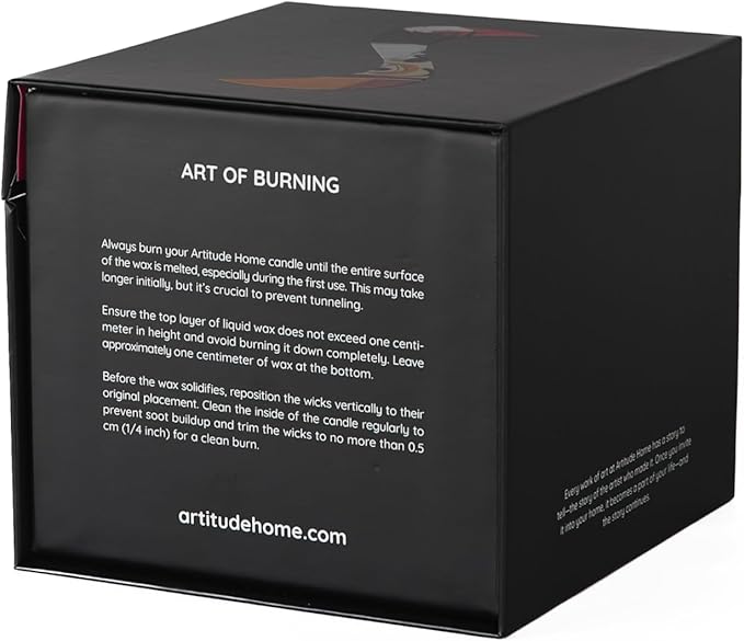 Scented Candle | Eco-Friendly Soy Blend Wax | Luxury Candles | Perfect for Gifting | Perfect for Home Décor | 14oz | 10cm Tall | Approx Burn Time - 80 Hours (Bella Ciao, 10cm)