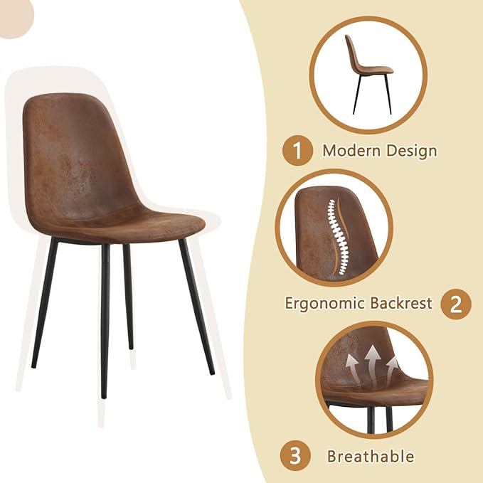 9 Piece Glass Dining Table Set, Kitchen Table Chairs Set for 8, 71'' Dining Table with 0.4" Tempered Glass Tabletop with Plated Metal Legs and MDF Crossbar, 8 Suede Chairs for Dining Room, Kitchen.