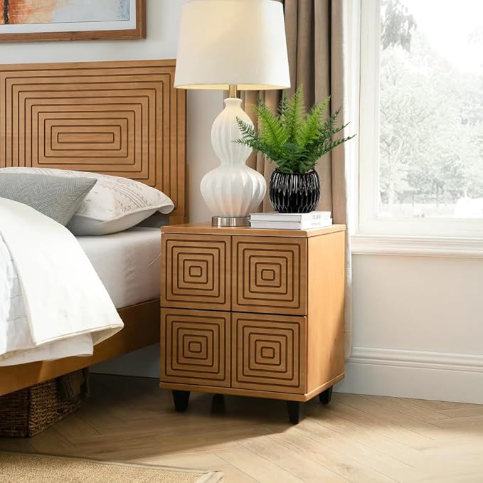 DILATATA Faux Plant Indoor in Ceramic Pot 13" Artificial Potted Fern Fake House Plants for Desk Office Bathroom Garden Decoration