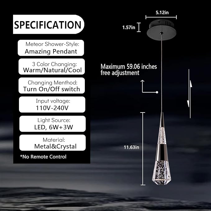 Pendant Lights Kitchen Island Black,3-Pack Led Penant Lights for Kitchen Island, Modern Led Pendant Light Fixture for Dining Room Over Table,Bathroom Pendant Light Fixtures Ceiling Hanging