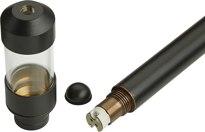 VOLT Max Spread 12V Black Brass Path Light (25" Tall, 9" Shade) for Low Voltage Landscape Lighting on Outdoor Pathway, Walkway, Garden, Driveway or Patio