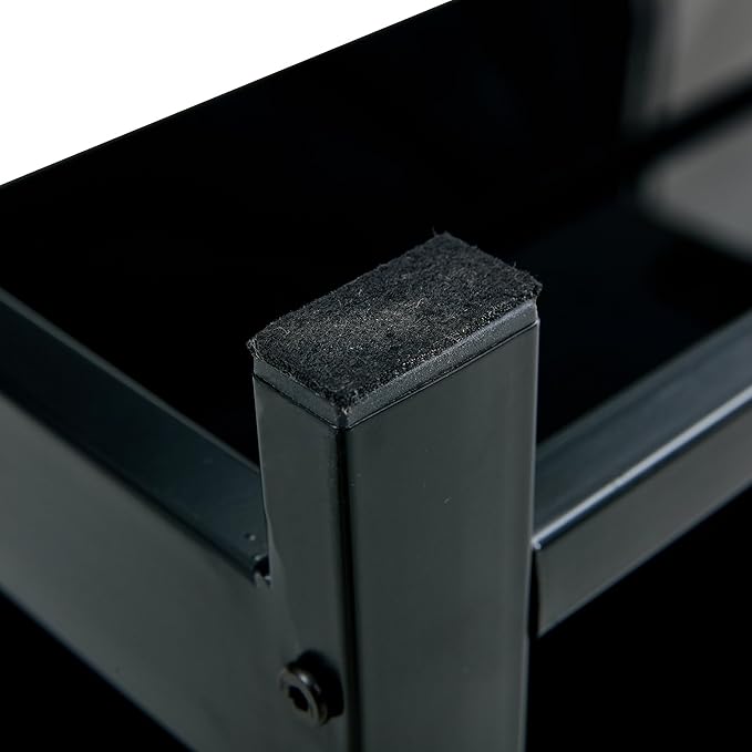 Lift Top Coffee Table, Modern Simple Black Tempered Glass Coffee Tables for Living Room Size 37.8"(W) x 21.6"(D) x 17.72"(H)