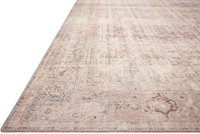 Loloi Amber Lewis Georgie Collection GER-02 Ocean/Sand 3'-0" x 10'-0", .19" Pile Height, Runner Rug