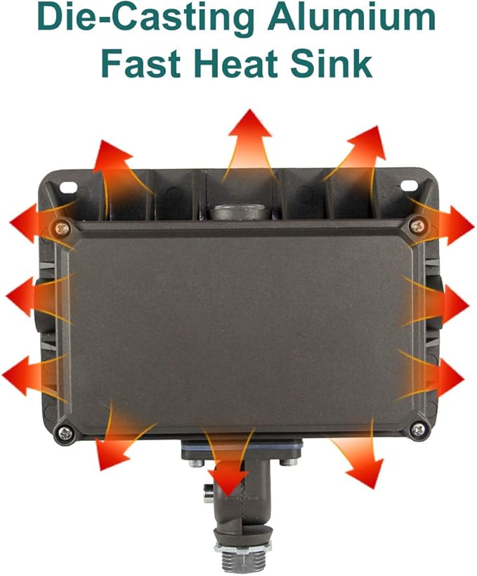 50 Watt LED Flood Lights, 6500lm Replaces 400W Incandescent, 5000K Daylight LED Flood Light Outdoor Waterproof for Yard, Patio, House Exterior, ETL Listed (4 Pack)