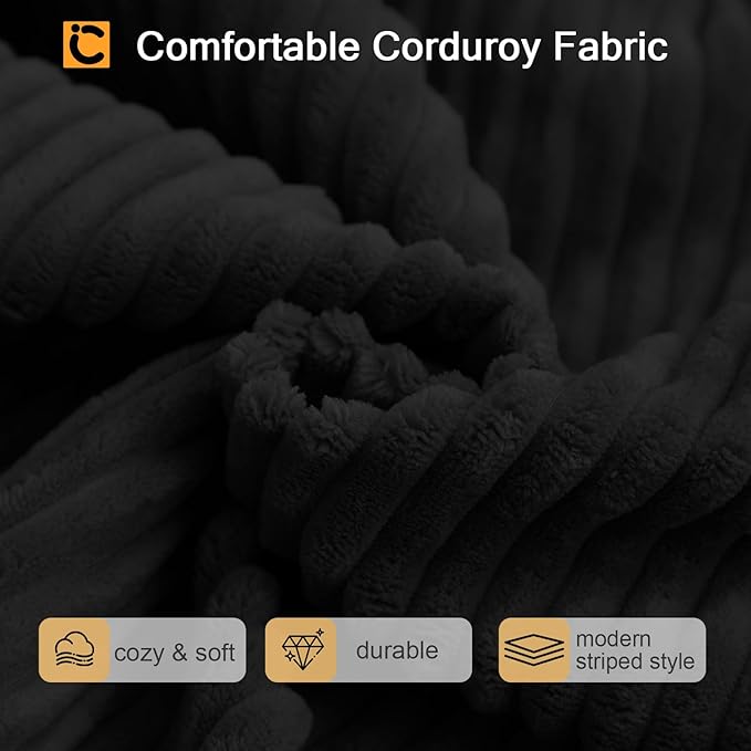 COMAX Folding Sofa Bed Queen, 4-in-1 Foldable Floor Couch Convertible Futon Sofa with Armrests Sleeper Mattress Chair Bed Comfy Portable Fold Out Lounge Guest for Living Room Bedroom, Black