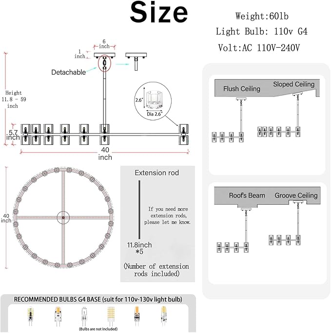 D40 Gold Wagon Wheel Chandelier Modern 40-Lights Gold Round Chandeliers Glass Chandeliers for Dining Room,Living Room Vintage Chandelier