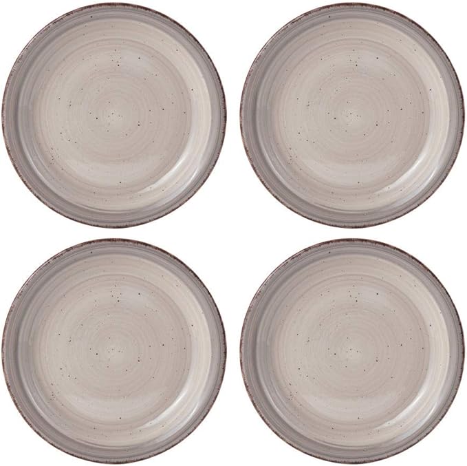 Pfaltzgraff Sadie 16-Piece Cream Dinnerware Set, Service for 4, Durable Stoneware Plates and Bowls with Classic Design, Microwave and Dishwasher Safe