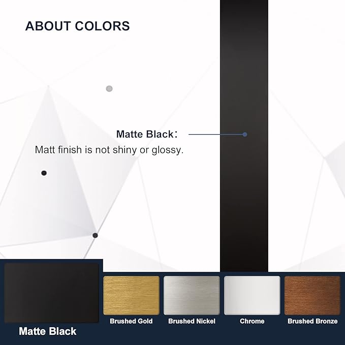 ANDY STAR 22"x30" Black Bathroom Mirror, Irregular Wall Mirror in Stainless Steel Metal Frame, Modern Matte Black Finish with Curved Edge Design, Wall-Mount Vertically or Horizontally