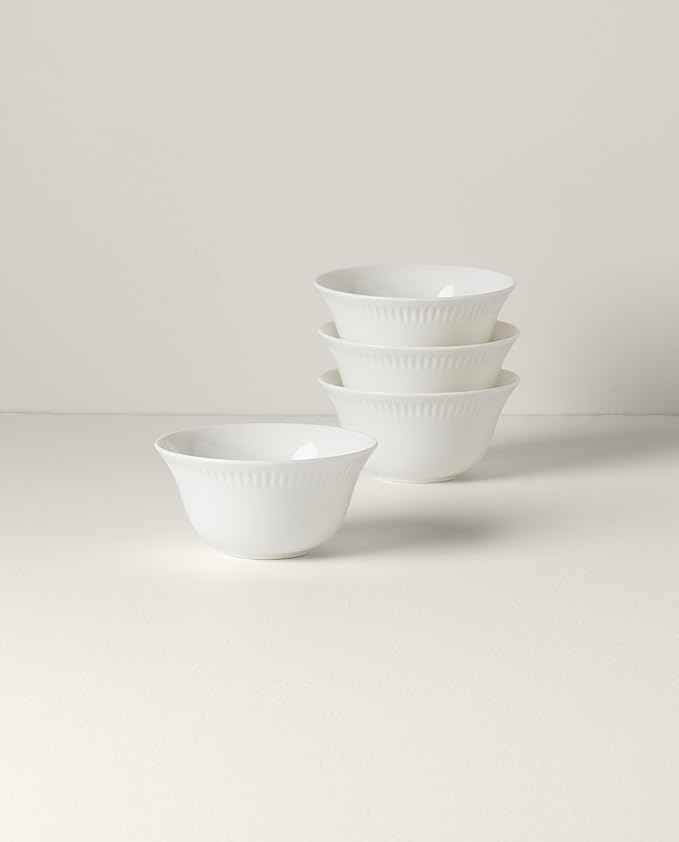 Lenox Profile 4-Piece Small Bowl Set, 2.45 LB, White