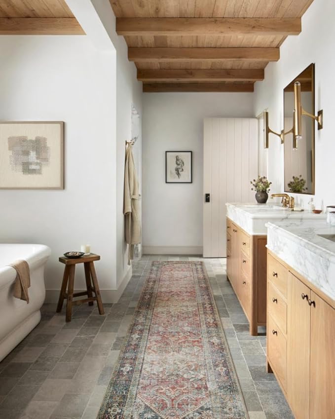 Loloi Amber Lewis Georgie Collection GER-01 Red/Navy 2'-3" x 3'-9", .19" Pile Height, Accent Rug