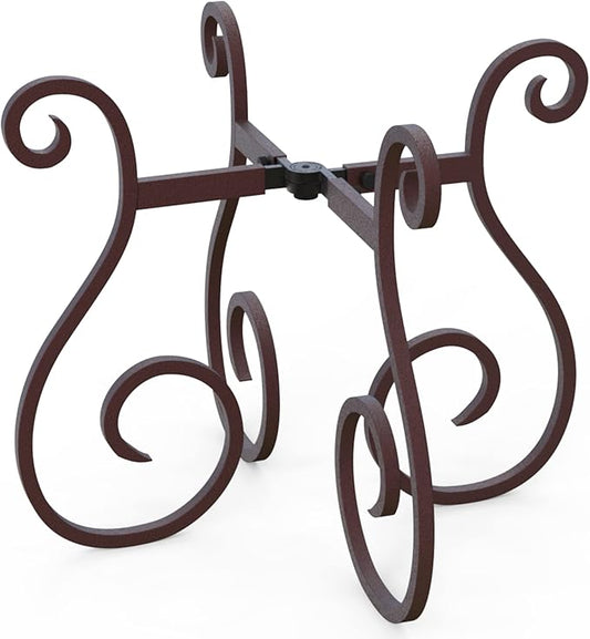 Gardien Adjustable Plant Stand Indoor Outdoor, Mid Century Modern Medal Holder for Large Planters