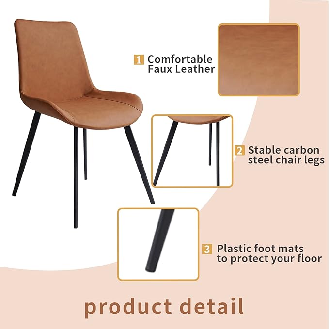 ZckyCine Modern Dining Table Set for 4-6 People Kitchen Dining Room Table Set Extendable Wood Dining Table and 4 Upholstered Chairs, Home Kitchen Furniture