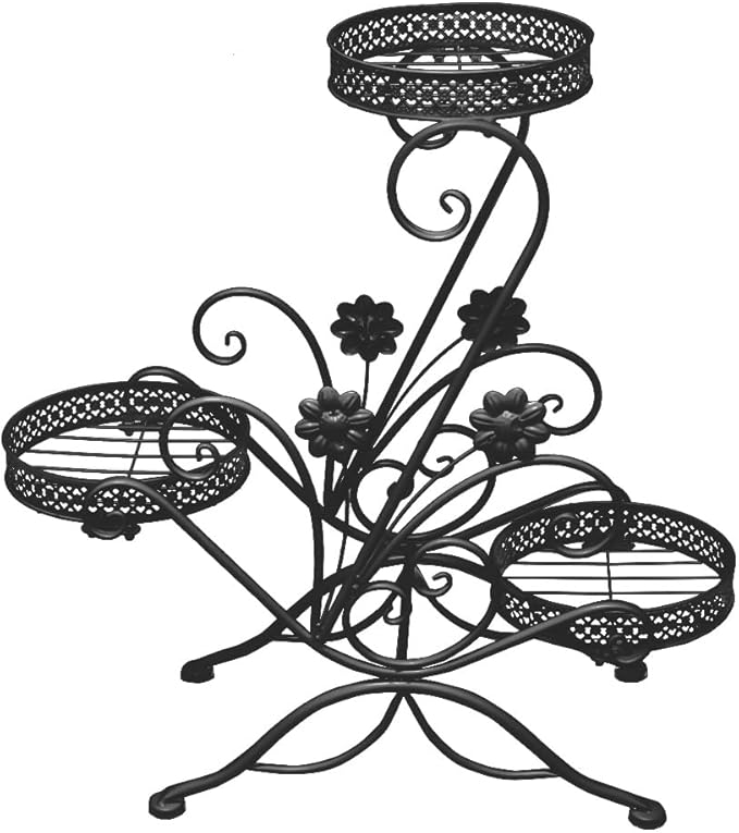 3 Tier Plant Stand New Metal Flower Shelves Plant Display Stand Indoor Outdoor Patio Plant Rack Flower Pot Holder