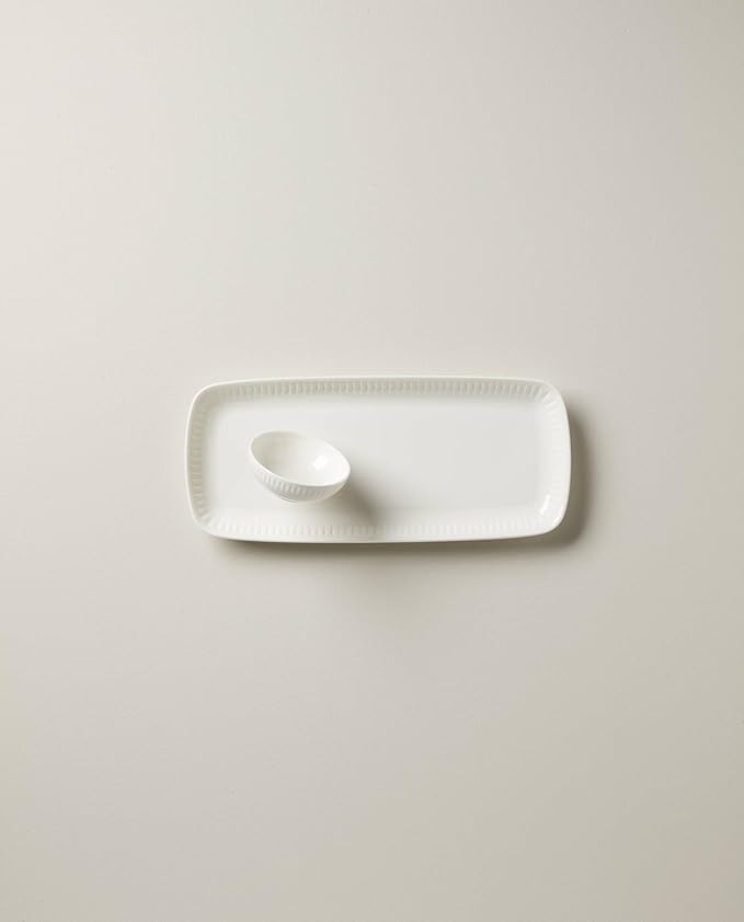 Lenox Profile Tray & Bowl Set, 2.43, White