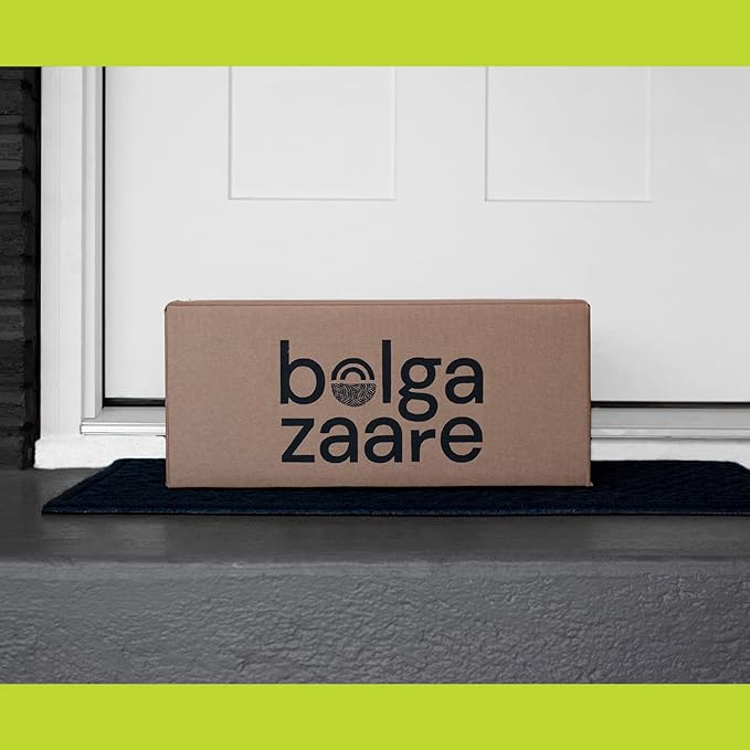 Market Basket, Handmade in Ghana by Women Artisans, Natural + Midnight Color, MEDIUM, 13"-15" Diameter x 8"-9" H, RED HANDLE (1 basket)