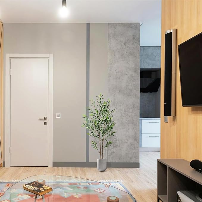 5ft (60”) Artificial Olive Tree, Tall Fake Olive Plant, Faux Olive Silk Tree for Mordern Indoor Home Livingroom Office Floor Corner Décor