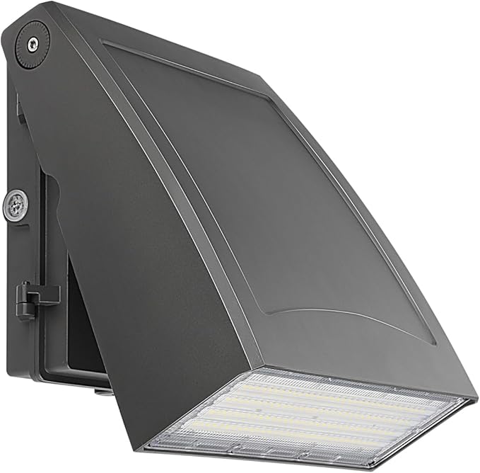 100W LED Wall Pack Light with Dusk-to-Dawn Photocell, 0-90° Adjustable Full Cutoff Outdoor Wall Light for House Yard Garage, 13000lm 5000K Daylight 100-277V ETL Listed