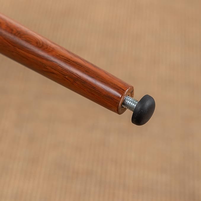 LUNLING Mid Century Modern Faux Leather Dining Chairs Set of 4,Black,Upholstered Seat,Metal Legs,Adjustable Foot for Kitchen Dining Room Desk Chairs