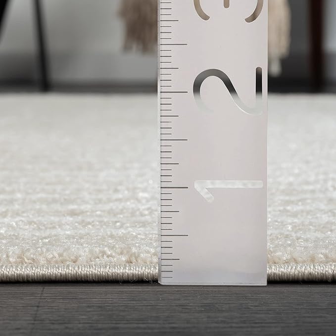 Abani Area Rug for Living Room -Nuevo 2' x 3' Beige Arch Pattern Area Rug, Soft and Durable Living Room Rug, Stain and Fade Resistant, Chic Modern Design, Pet & Kid Friendly