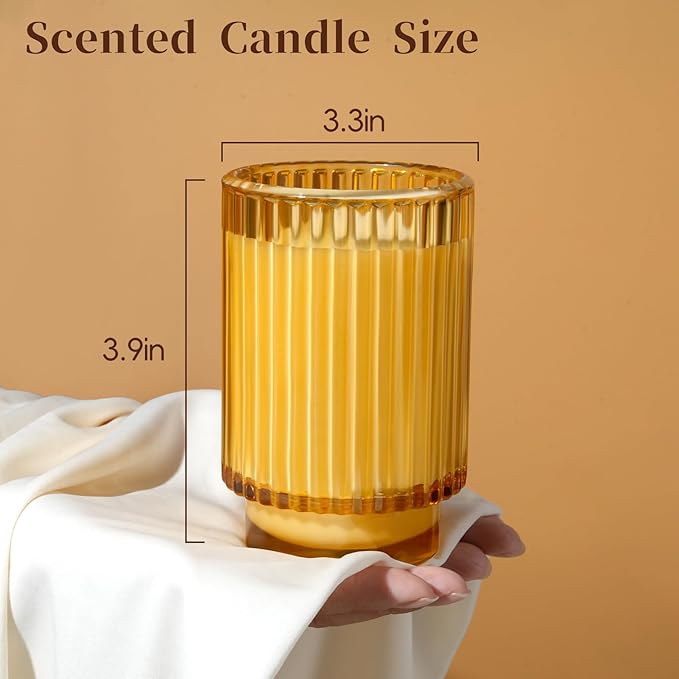 Vanilla Cupcake Scented Candle for Women & Men, Over 70 Hours Burning Soy Jar Candle for Home Scented, Aromatherapy Scented Candle Ideal for Creating Relaxing Ambience & Holiday Gifting