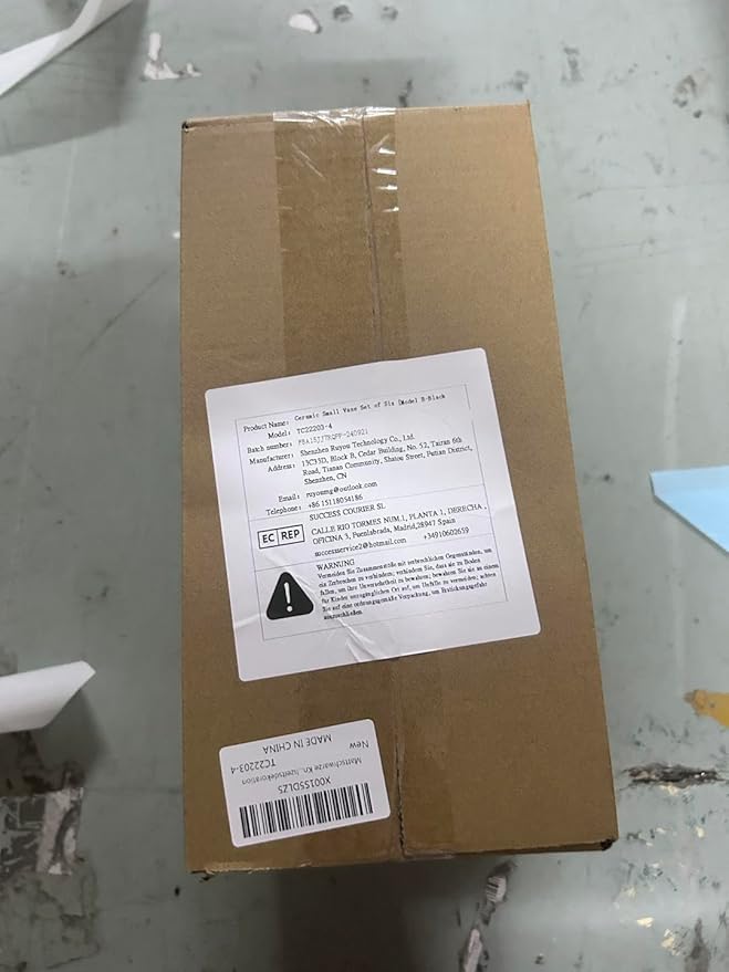 Blue Ceramic Vase with Handles Set - 3 Matte Blue Jug Vases, Farmhouse Country Flower Vase Home Decor, Living Room Decoration, Table Decoration, Fireplace Decor, and Entrance Decorations Centerpieces