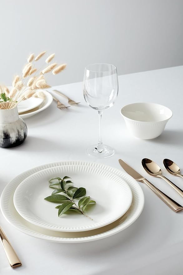Lenox White Profile Porcelain 4-Piece Accent Plate Set, 4.05 LB