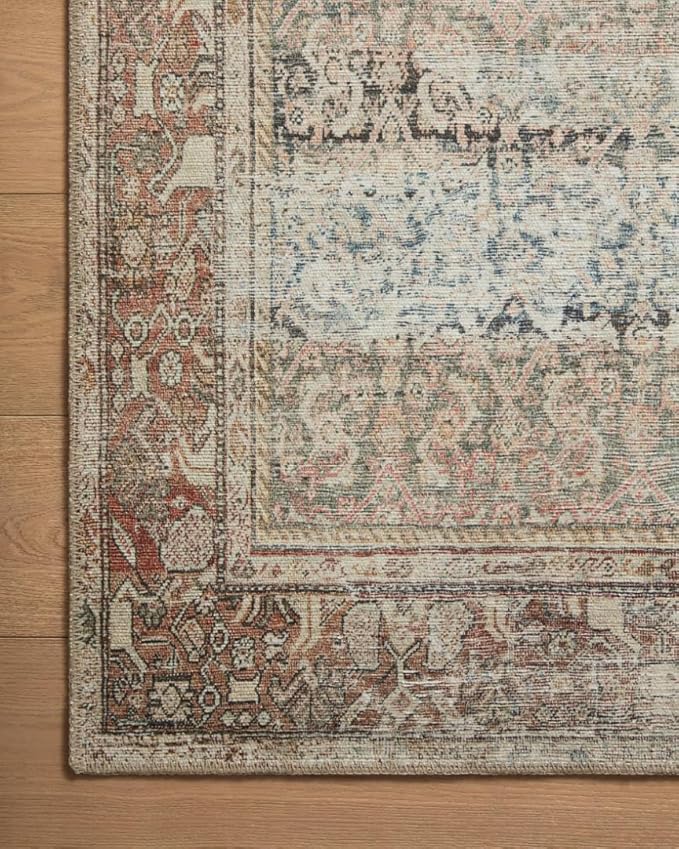 Loloi Amber Lewis Georgie Collection GER-09 Multi/Spice 10'-0" x 14'-0", .19" Pile Height, Area Rug