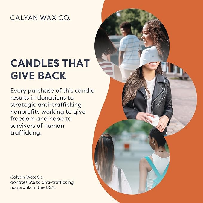 Calyan Wax Co. Fall Scented Candle Set, Fall Bundle of 4 Scented Candles, Bulk 3 Wick Candles, Non Toxic & Vegan Soy Wax, Candle Gift Set, 43 Hour Burn Time, 14.9oz Each