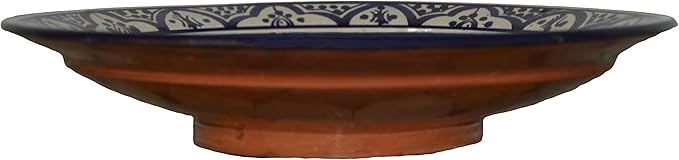 Ceramic Plates Moroccan Handmade Safi Serving Plate Large 14 Inches