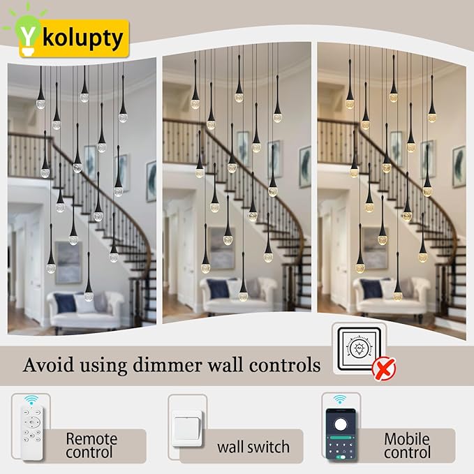 Modern Rectangular Chandelier,14 Lights Black Raindrop Chandelier Lighting,Industrial Linear Pendant Ceiling Light Fixture for Dining Living Room Kitchen Island