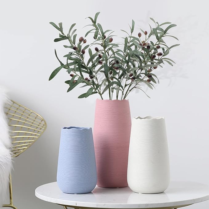 SHACOS 4 PCS 28 inch Artificial Olive Branches for Vases Greenery Olive Stems Faux Tree Branch Twig for Home Wedding Shop Office Garden Decor DIY Floral Crafts