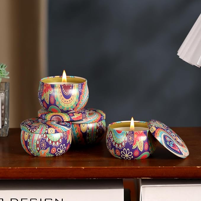 kedtui Scented Candles Gift Set, 16 Pack Aromatherapy Candle, Natural Soy Wax Travel Tin Candles for Home Scented, Ideal for Christmas, Birthday, Thanksgiving, Valentines Day Gifts
