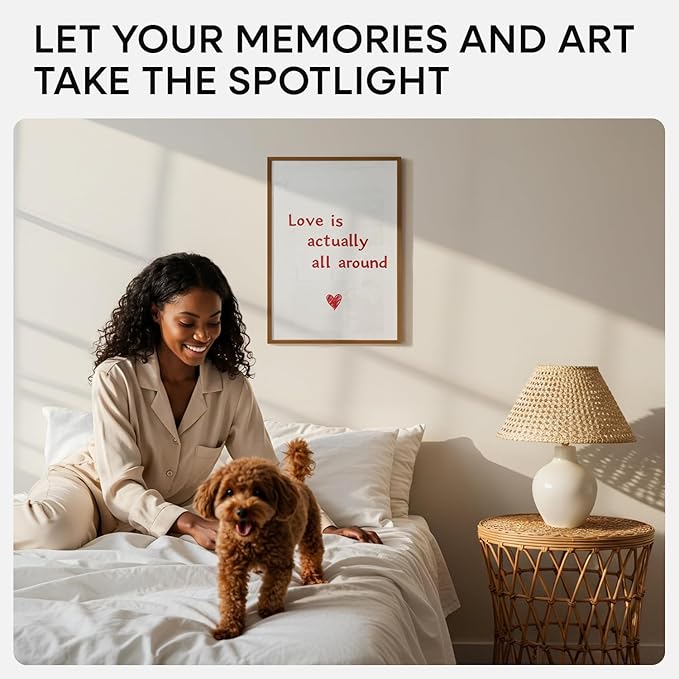 Homeforia 12x17 Picture Frame Bronze, High End Metal 12x17 Brass Poster Frames with Mat 10x15 Photo, 12 x 17 Frame Matted to 10 by 15 inch Print, 17by12 Thin Frames, Tempered Glass, Wall Kit, Set of 1