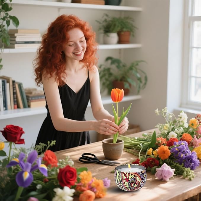 32 Pack Scented Candles Gift Set, Natural Soy Wax Travel Tin Candles for Home Scented, Ideal for Christmas, Birthday, Thanksgiving, Valentines Day Gifts