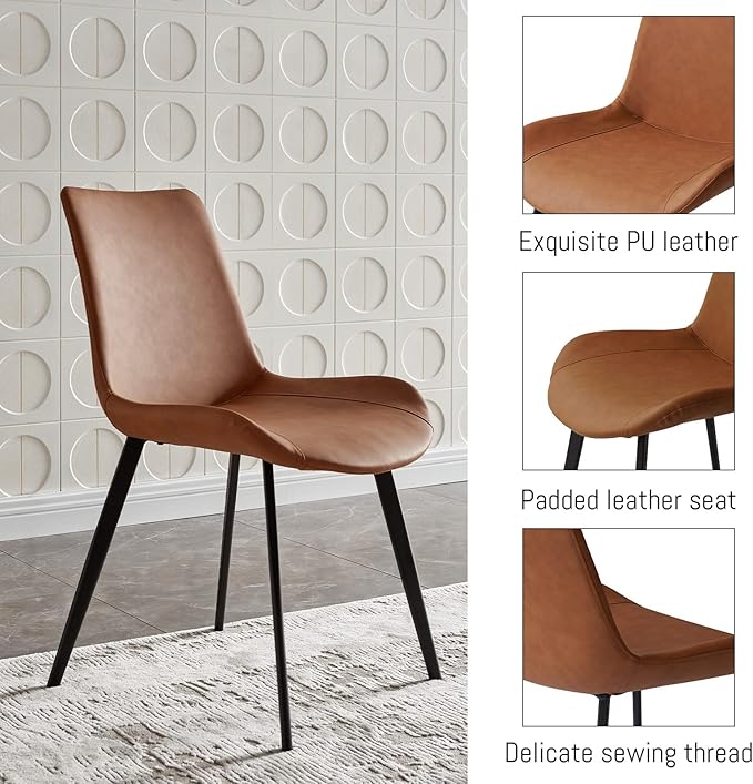 ZckyCine 46.5" Modern Dining Table Set for 4-6 People Kitchen Dining Room Table Set Extendable Wood Dining Table and 4 Upholstered Chairs, Home Kitchen Furniture