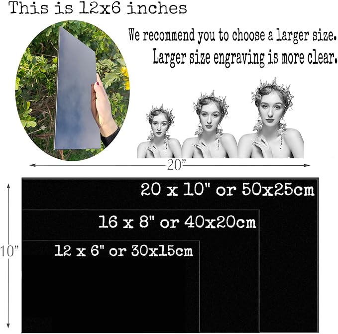 Personalized Headstone with Photo, Memorial Stone, Headstones for Graves, Grave Markers, Black Granite Garden Stone, Memorial Plaques for Outdoor, Grave Decoration for Cemetery (Picture right)