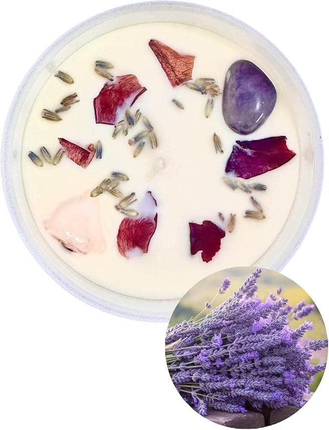 Aromatic Long-Lasting Luxury Highly Scented Candles 20oz - Ideal for Relaxation Ambiance or Gifting (Wild Bluebell Flowers)