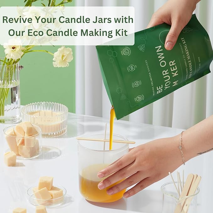 Claricomb - Lavender & Bergamot Pure Beeswax Candle – 90+ Hours Long Burning Classically Designed Non-Toxic Scented Candles for Home Decor and Aromatherapy to Stress Relief