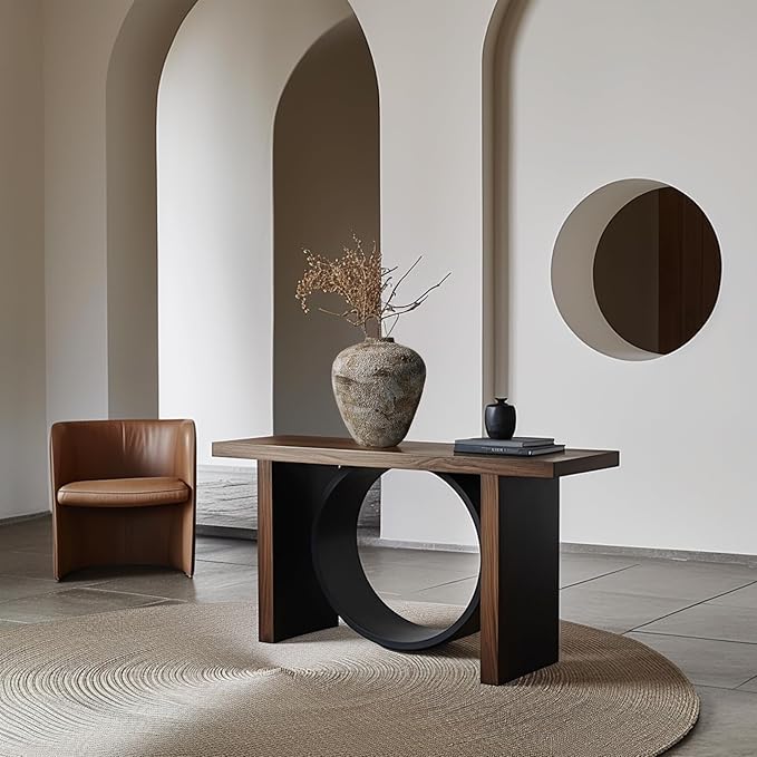 Ceramic Vase,Flower Vases Home Decor,Rustic Vintage Decorative Boho Vase for Centerpiece Table,Room,Bathroom,Wall,Bedroom,Living Room,Kitchen,Office Decorations,8.66 inch Retro Brown