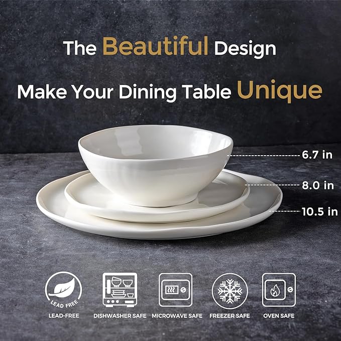 LERATIO LDW185WT Dinnerware sets