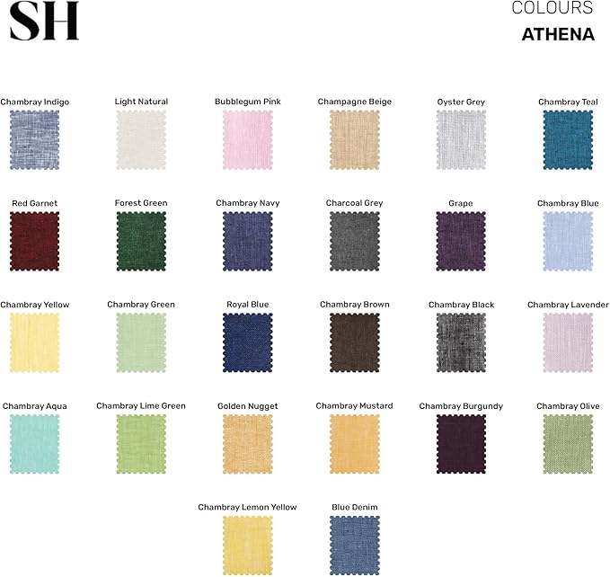 Solino Home Linen Table Runner 120 Inches Long - Athena, 100% Pure Linen Chambray Teal 14 x 120 Inch Table Runner for Dining, Fall, Autumn, Thanksgiving