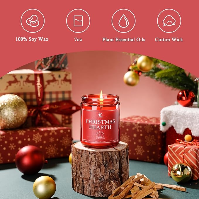 Scented Candles for Home,Long Lasting Scented Candle, Aromatherapy Birthday Candles for Women Men, Halloween Chirtmas House Warming Gifts for Family