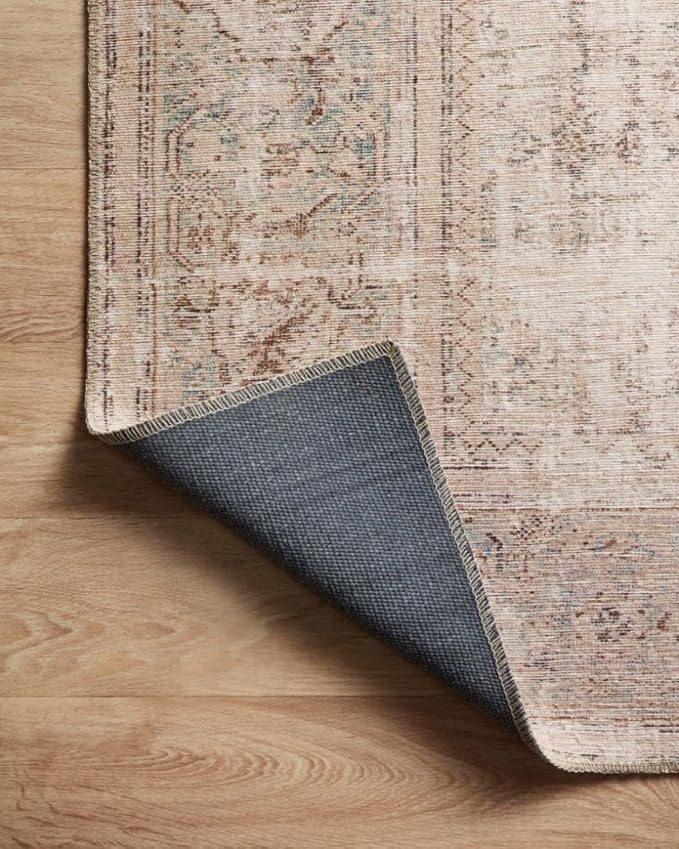 Loloi Amber Lewis Georgie Collection GER-02 Ocean/Sand 2'-6" x 12'-0", .19" Pile Height, Runner Rug