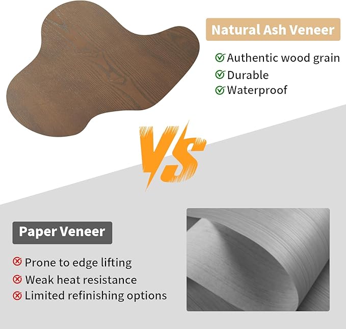 31" Lift Top Coffee Table for Living Room, Fluted Coffee Table with Hidden Storage Compartment, Mid Century Modern Solid Wood Veneer Square Center Table for Office Apartment Small Space, Walnut