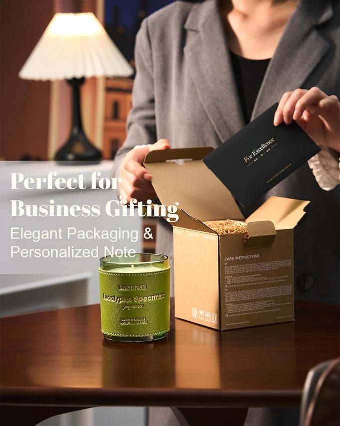 M&SENSE Tobacco Leather Berries Scented Candles, Heavy Scented Candles,Vegan Soy Wax,10oz 42-Hour Long Burning Time,Relax Home Fragrance, Cozy Romance Fancy Gifts for Man Dad in Living Rooms Bedroom